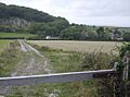 East slope of Shalcombe Down, Bridleway descent to Chessell, Isle of Wight, by Graham Horn