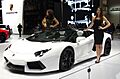 Geneva MotorShow 2013 - Lamborghini Aventador white