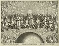 Gods antwoord aan Job Musicerende engelen, serafijnen en cherubijnen Loflied op de muziek (serietitel) Encomium Musices (serietitel), RP-P-1938-1831