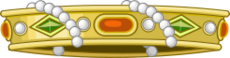 Heraldic Crown of Spanish Lords.svg