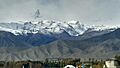 Issyk kul Lake mountains