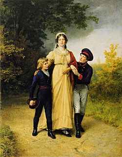 Archivo:Königin Luise mit ihren Söhnen
