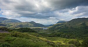 Archivo:Ladies View in summer, Ring of Kerry, Killarney National Park