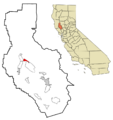 Lake County California Incorporated and Unincorporated areas Nice Highlighted