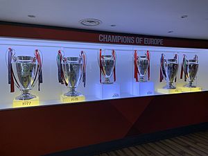 Archivo:Liverpool 6 ucl trophies