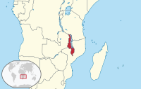 Malawi in its region.svg