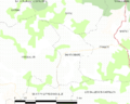 Map commune FR insee code 33386