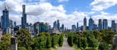 Archivo:Melbourne as viewed from the Shrine, January 2019