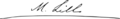 Miguel Lillo, signature