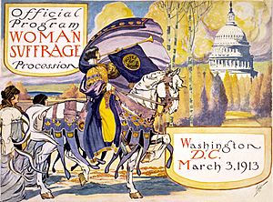 Archivo:Official program - Woman suffrage procession March 3, 1913 - crop