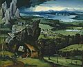 Paisaje con san Jerónimo, Joachim Patinir, Museo del Prado