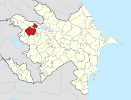 Shamkir District in Azerbaijan.svg
