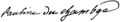Signature de Pauline Duchambge