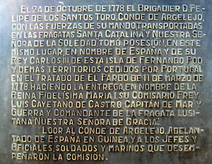 Archivo:Spanische Landnahme von Fernando Póo