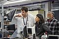 Teddy Tzanetos, MiMi Aung and Bob Balaram from JPL Mars Helicopter team