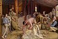 Tom Roberts - Shearing the rams - Google Art Project