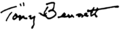 Tony Bennett signature, Billboard Open Letter 2016