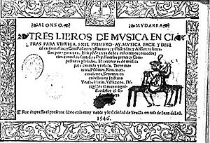 Archivo:Tres libros de música en cifra para vihuela