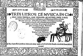 Archivo:Tres libros de música en cifra para vihuela
