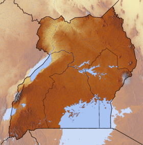 Lago Alberto  ubicada en Uganda