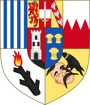 Archivo:Arms of the house of Schwarzenberg (2nd Majorat branch)