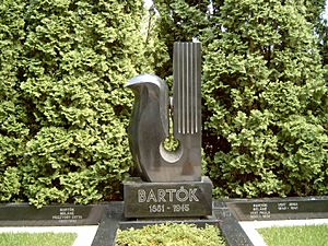 Archivo:Bartok Béla síremléke