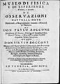 Boccone, Paolo – Museo di fisica e di esperienze, 1697 – BEIC 7153664