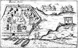 Archivo:Buenos Aires shortly after its foundation 1536