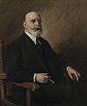 CARLOS LASTRA Retrato Emiliano Figueroa Óleo sobre tela 115 x 95 cm 12992-5 PNC 4042 Grande