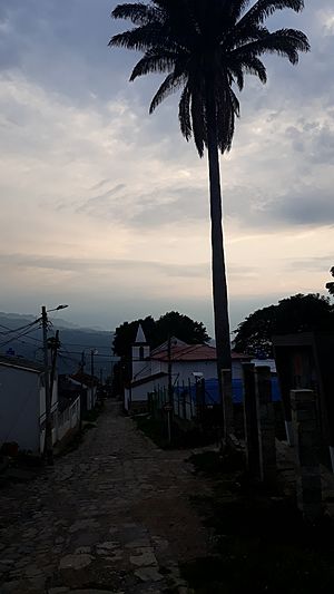Archivo:Calle real, Hacienda de Villa del Rosario de Tena, Cundinamarca, Colombia