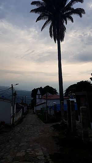 Archivo:Calle real, Hacienda de Villa del Rosario de Tena, Cundinamarca, Colombia