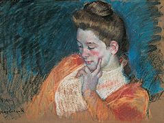 Cassatt - Portrait of a Young Woman