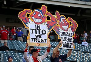 Archivo:Chief Wahoo ALDS 2016-10-06