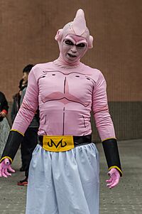 Archivo:Cosplayer of Majin Boo, Dragon Ball Z 20170212a