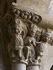 Daniel en el foso de los leones. Catedral de Tudela