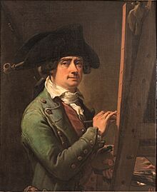 Gaetano Gandolfi - Self-portrait with easel.jpg
