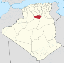 Ghardaïa in Algeria 2019.svg