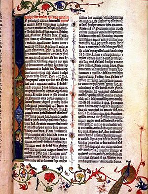 Archivo:Gutenberg Bible (page)