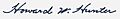 Howard W. Hunter signature