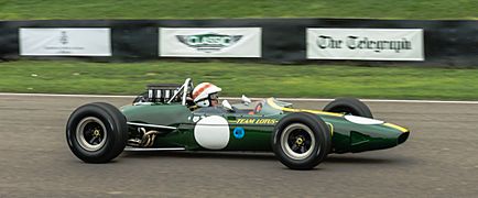 Lotus 33 Climax Jackie Stewart at Goodwood Revival 2013 001