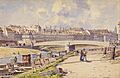 Ludwig Hans Fischer Fischerboote am Donaukanal Wien 1855