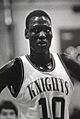 Manute Bol at Bridgeport Knights 1984 (cropped)