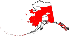 Map of Alaska highlighting the Unorganized Borough.svg