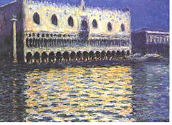 Monet - Der Dogenpalast in Venedig