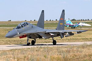 Archivo:PLAAF Sukhoi Su-30MKK at Lipetsk Air Base