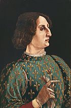 Archivo:Piero Pollaiuolo Portrait of Galeazzo Maria Sforza