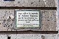 Placa sobre imprenta de Antonio Espinosa