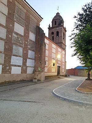 Archivo:Plaza de la Iglesia de Salvador de Zapardiel