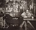Robert Falcon Scott in the Cape Evans hut, October 1911