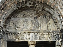 Saint-Bertrand-de-Comminges cathédrale portail tympan